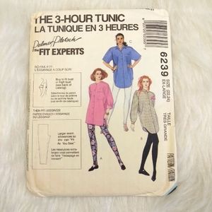 McCall's 3-hr Tunic Palmer/Pletcher fit expert. Sz 22,24,XL & leggings